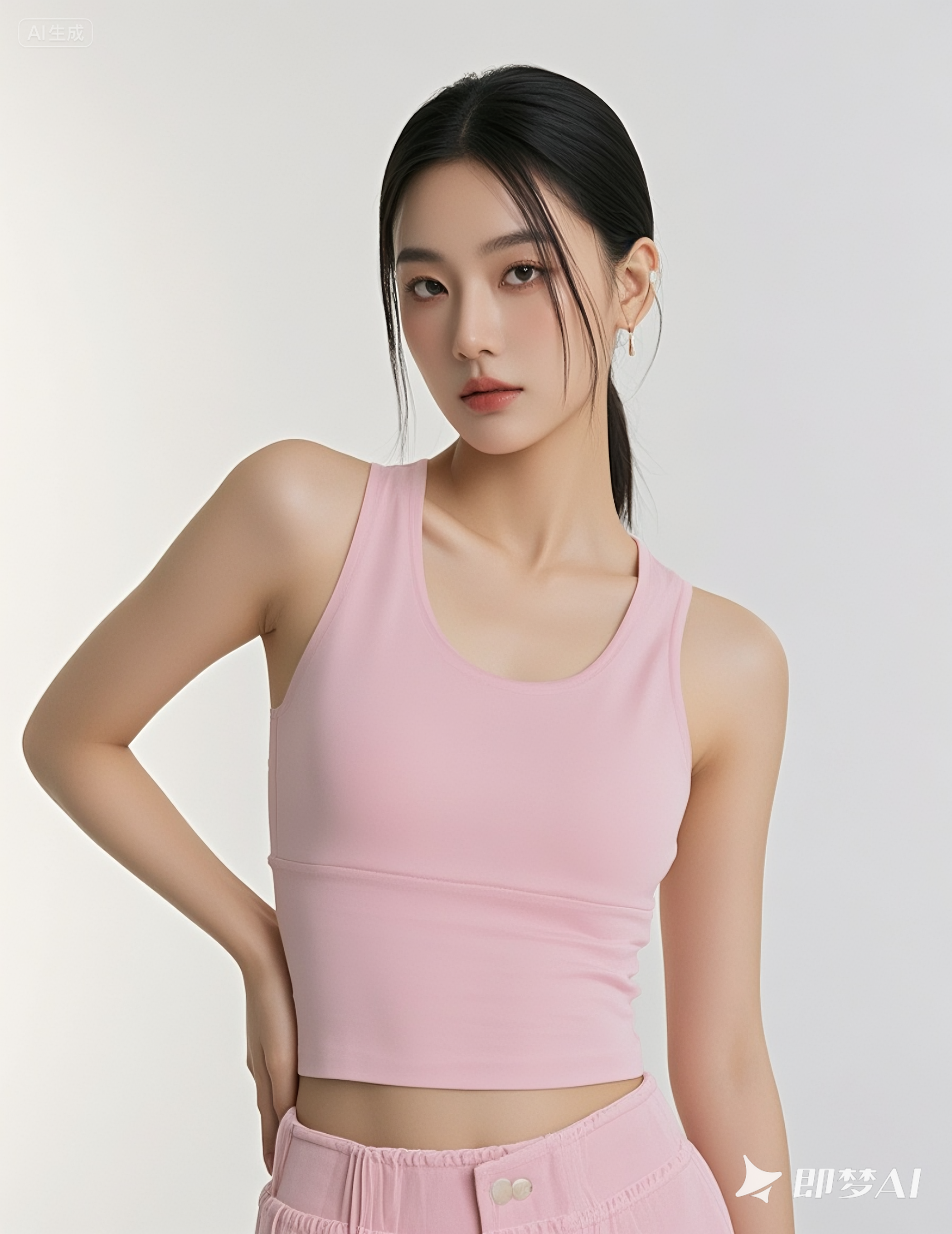 Sweat-Wicking High-Intensity Training Cropped Tank