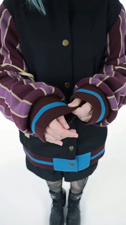 Monkey Bomb Varsity Jacket