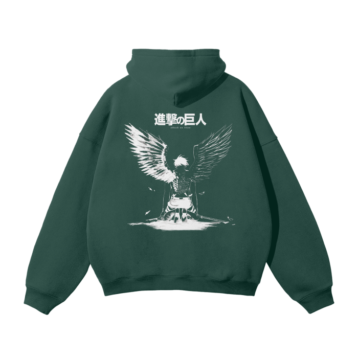 Eren Fallen Angel Streetwear Hoodie - AOT