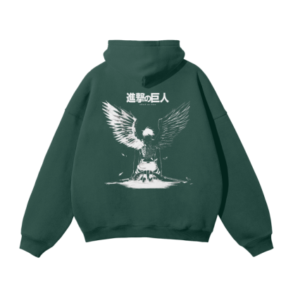 Eren Fallen Angel Streetwear Hoodie - AOT