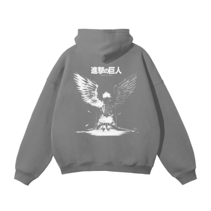 Eren Fallen Angel Streetwear Hoodie - AOT