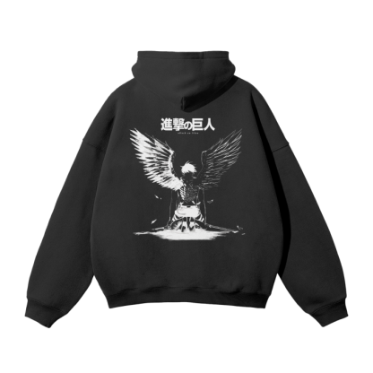Eren Fallen Angel Streetwear Hoodie - AOT