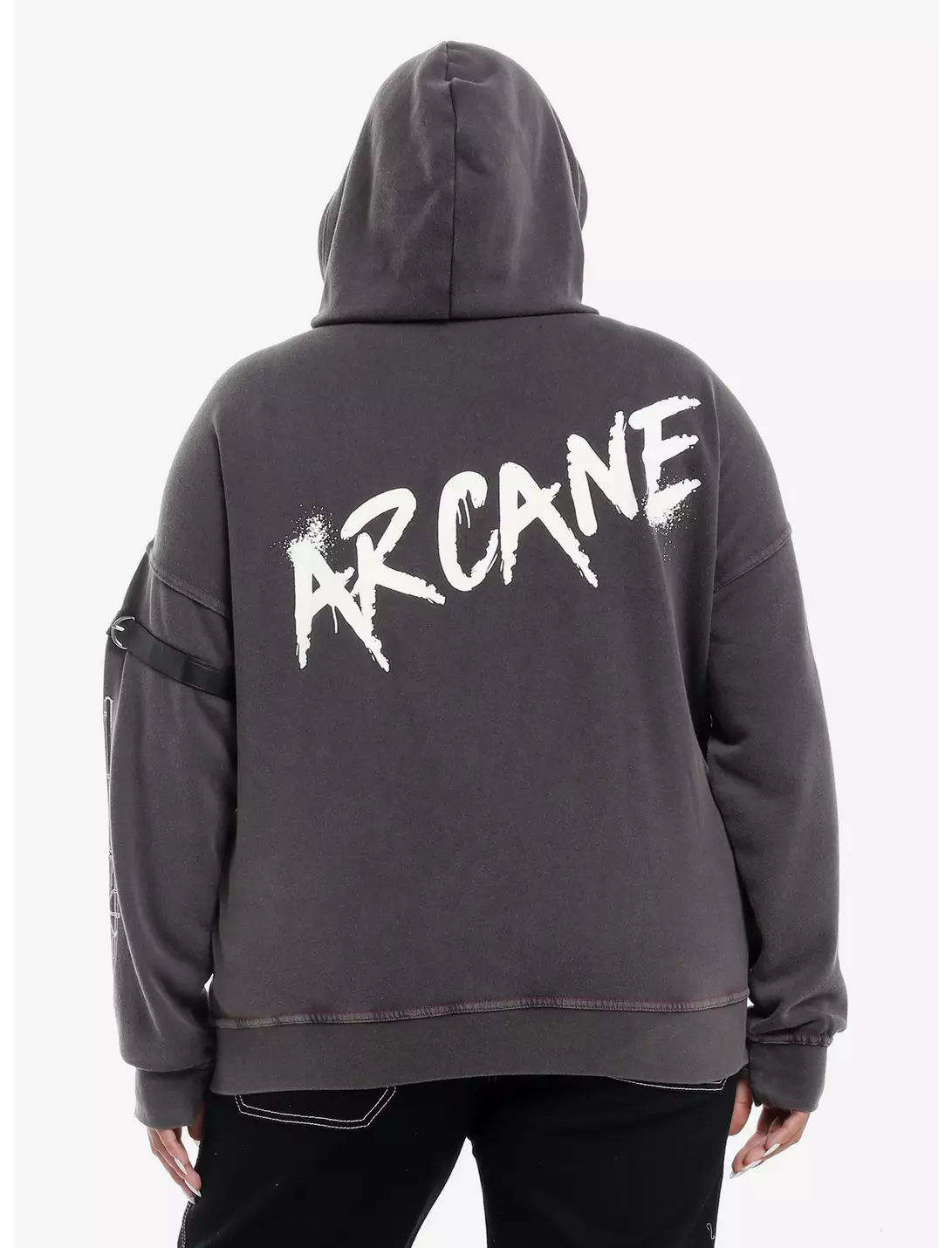 Arcane Vi & Caitlyn Glow-In-The-Dark Girls Hoodie Plus Size