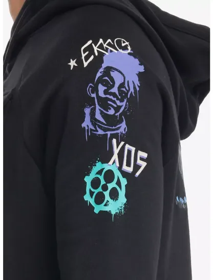 Arcane Jinx Graffiti Hoodie