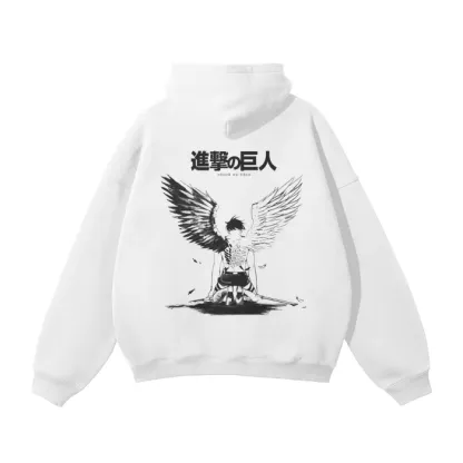Eren Fallen Angel Streetwear Hoodie - AOT