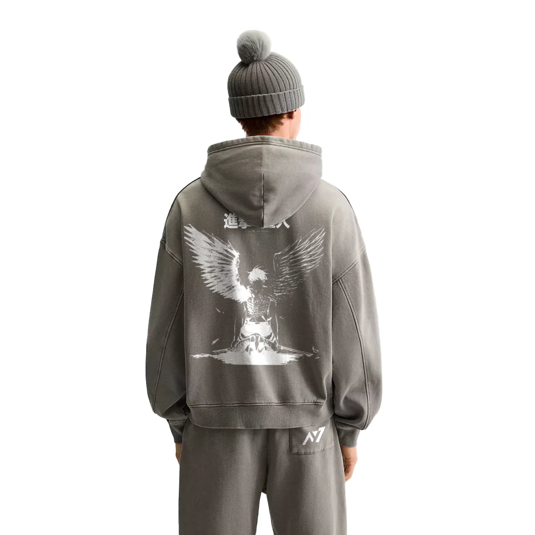 Eren Fallen Angel Streetwear Hoodie - AOT