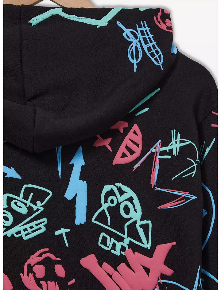 Arcane Jinx Graffiti Icons Hoodie