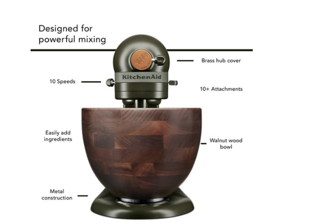 2024 Design Series Evergreen Tilt-Head Stand Mixer