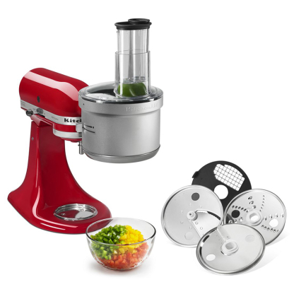 Food Processor with Commercial Style Dicing Kit