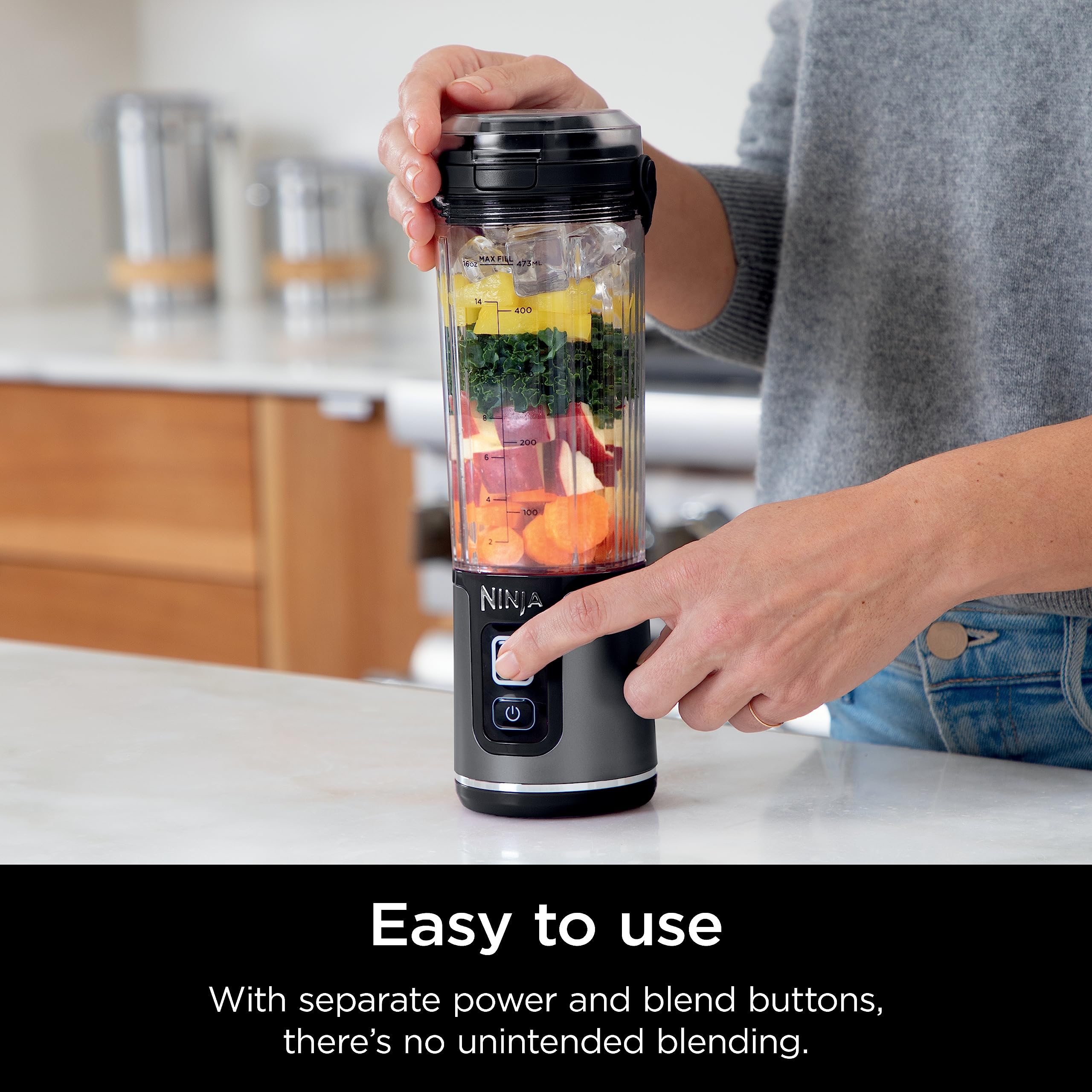 Nintheja Blast™ Portable Blender Marble White