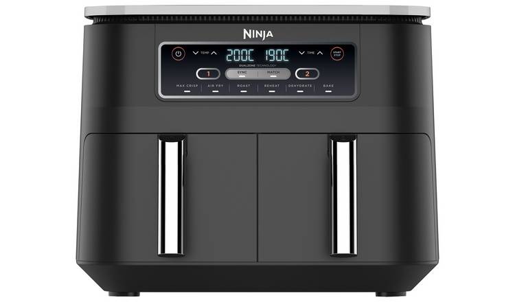 Ninhjkja 7.6L Foodi Dual Zone Air Fryer and Dehydrator AF300UK