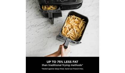 Ninhjkja 7.6L Foodi Dual Zone Air Fryer and Dehydrator AF300UK