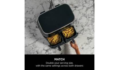 Ninhjkja 7.6L Foodi Dual Zone Air Fryer and Dehydrator AF300UK