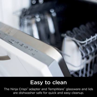 Nintheja Crispi™ 4-in-1 Portable Glass Air Fryer Cooking System Sage