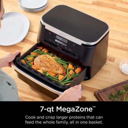 Nintheja® Foodi® FlexBasket™ Air Fryer with 7qt MegaZone™
