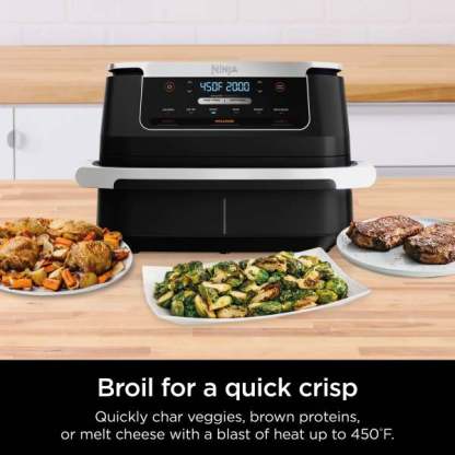 Nintheja® Foodi® FlexBasket™ Air Fryer with 7qt MegaZone™