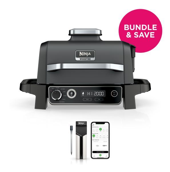 Nintheja Woodfire™ Outdoor Grill & Smoker with Wireless Thermometer
