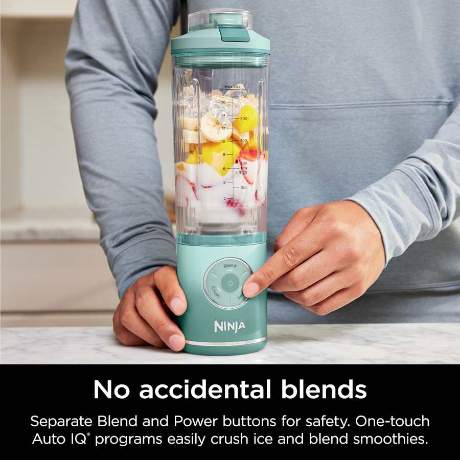 Nintheja Blast™ Max Cordless Portable Blender Sea Glass