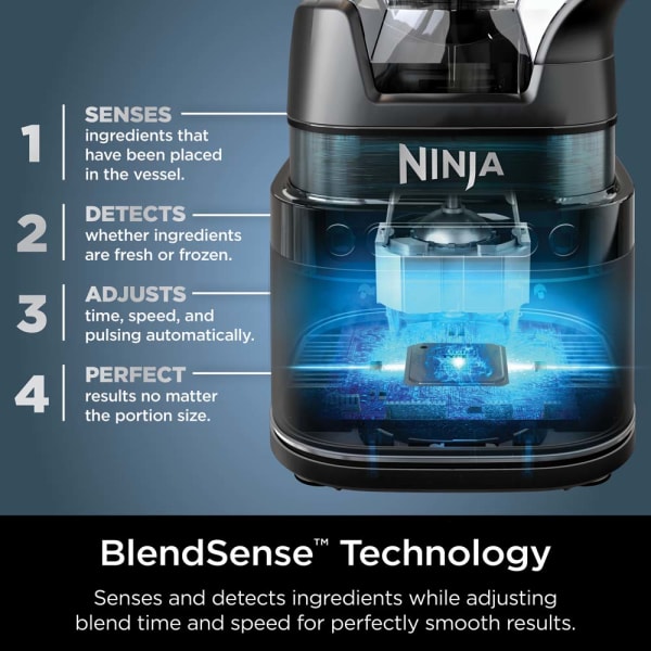 Nintheja Detect™ Duo® Power Blender Smoothie Maker with BlendSense™