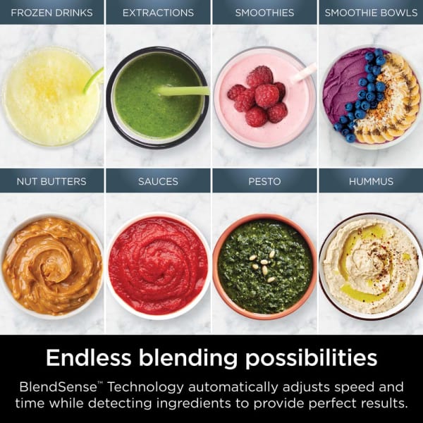 Nintheja Detect™ Duo® Power Blender Smoothie Maker with BlendSense™