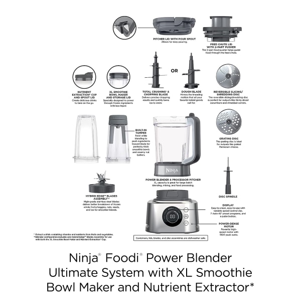 Nintheja® Foodi® Power Blender Ultimate System