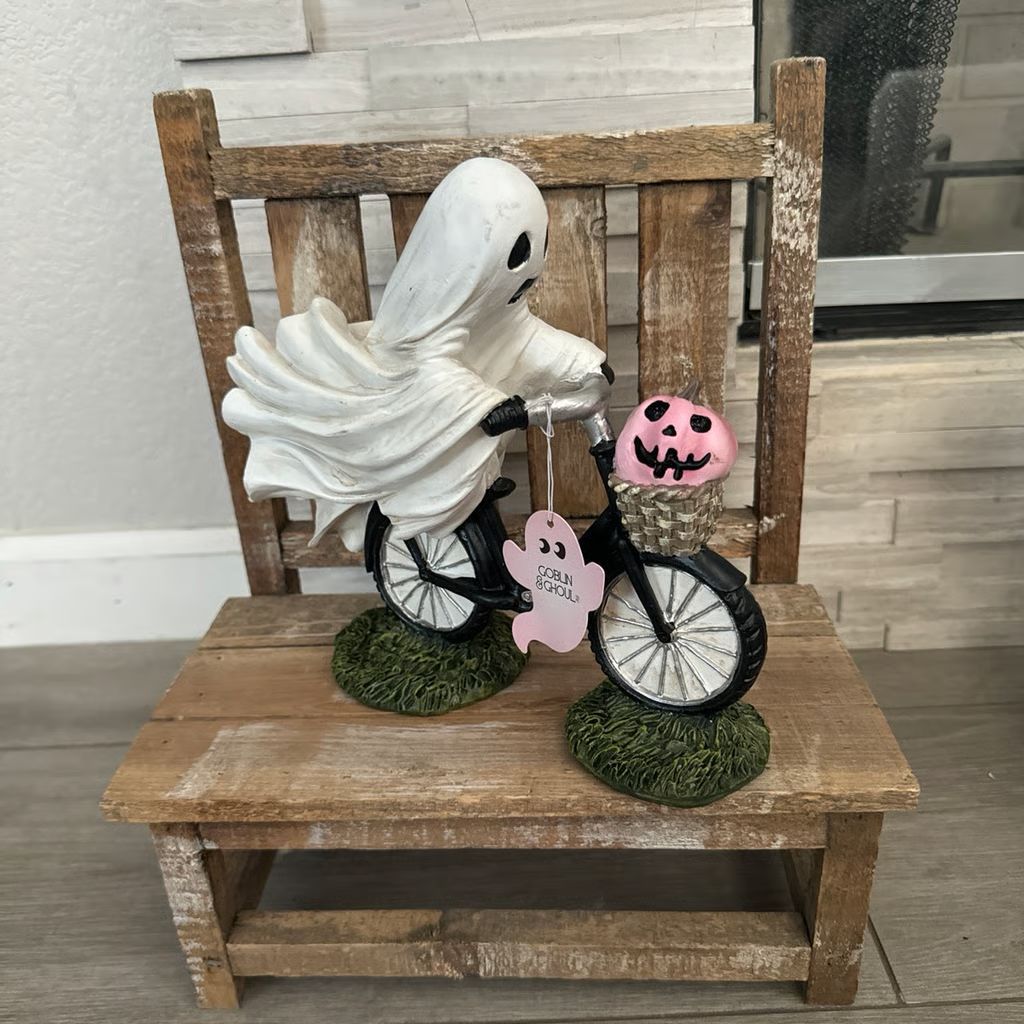 Ghost on a bike
