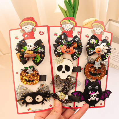 Halloween children's hair clips