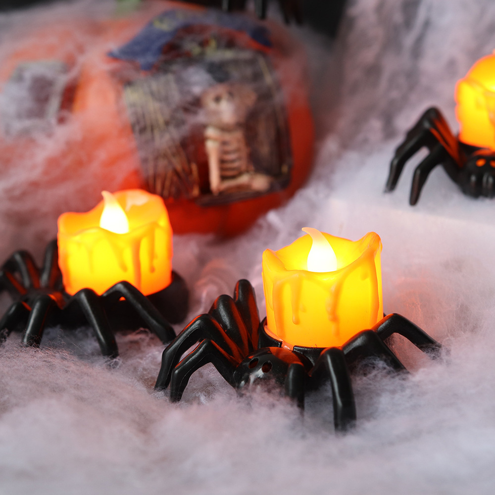Halloween glowing little spider 12psc