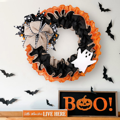 Halloween Ghost Wreath