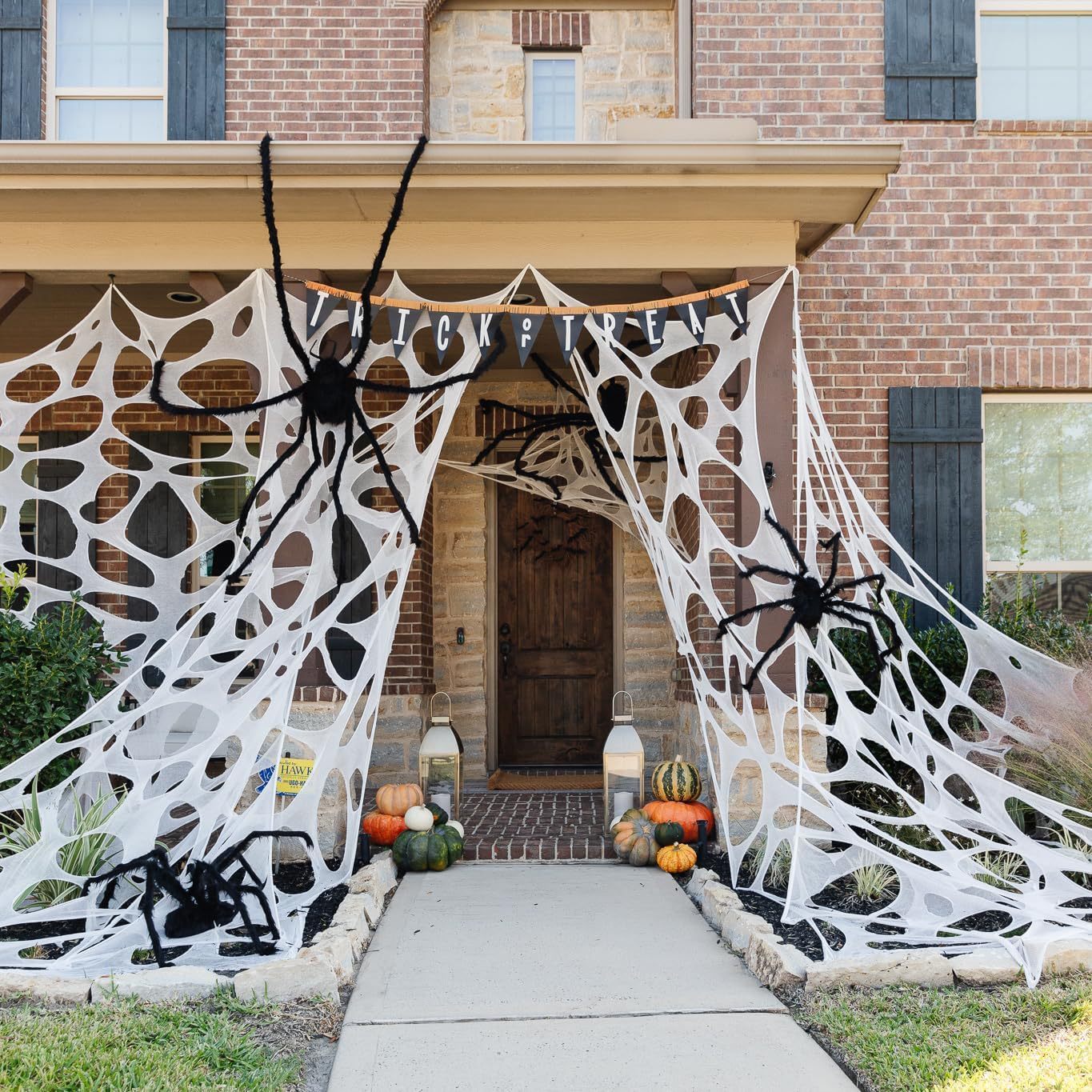 Halloween spider web