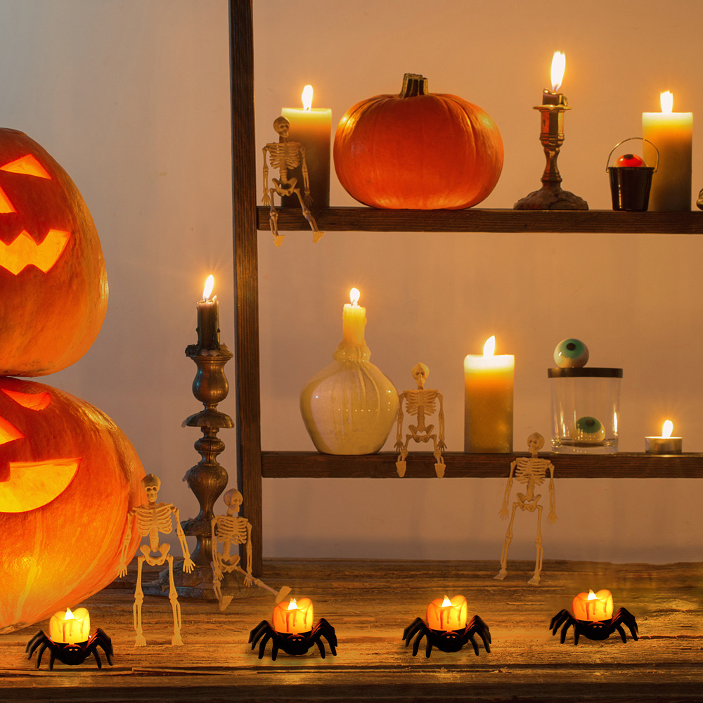 Halloween glowing little spider 12psc