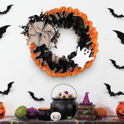 Halloween Ghost Wreath