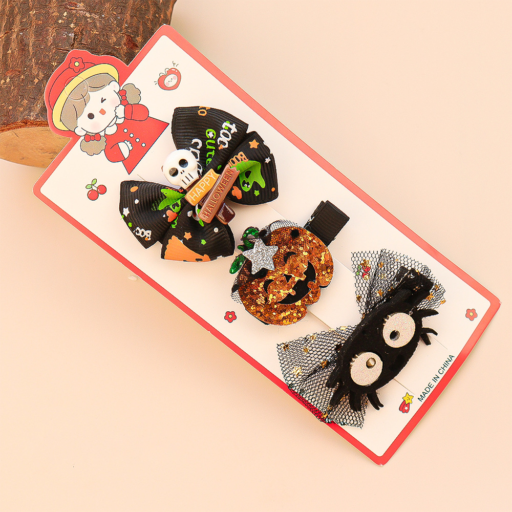 Halloween children's hair clips