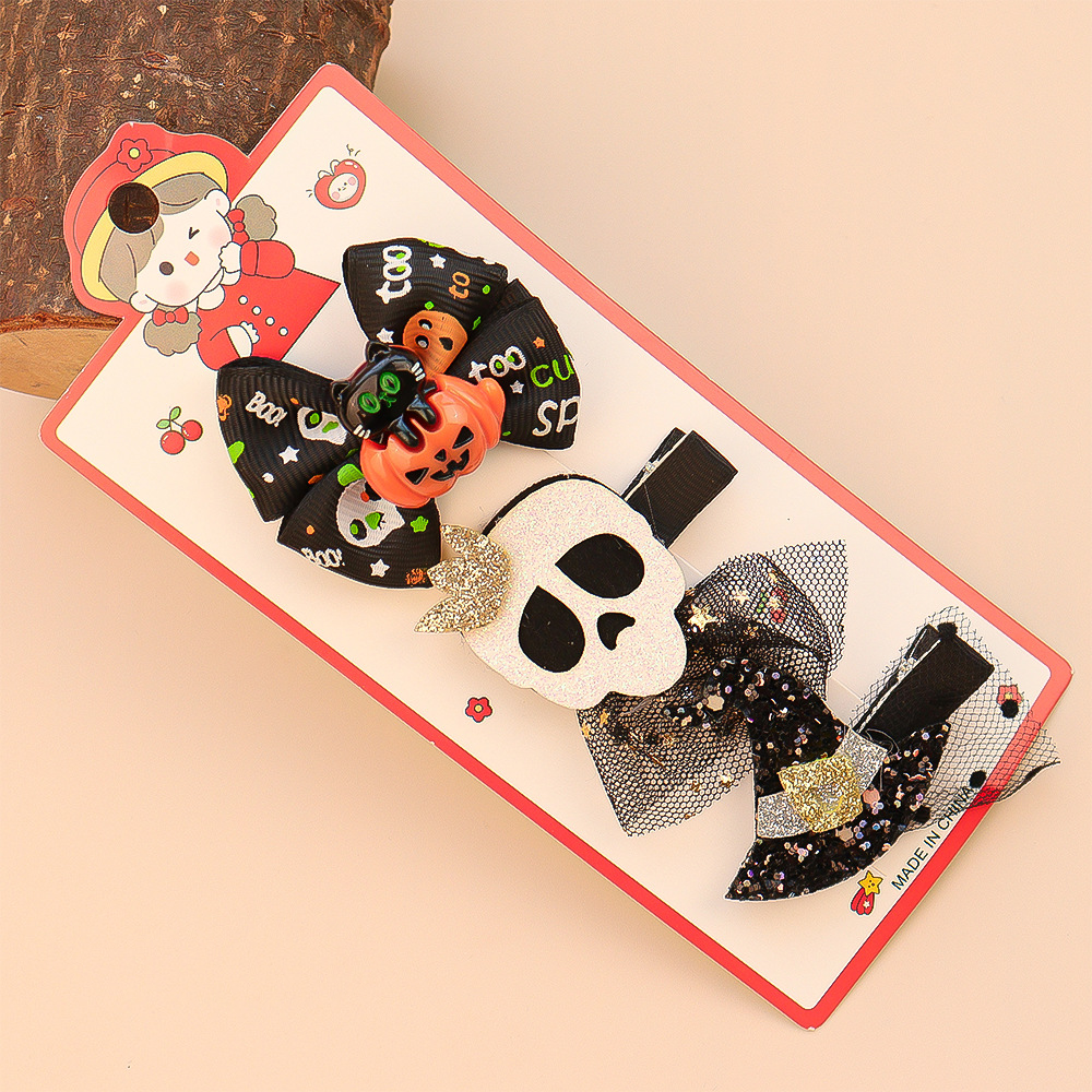 Halloween children's hair clips