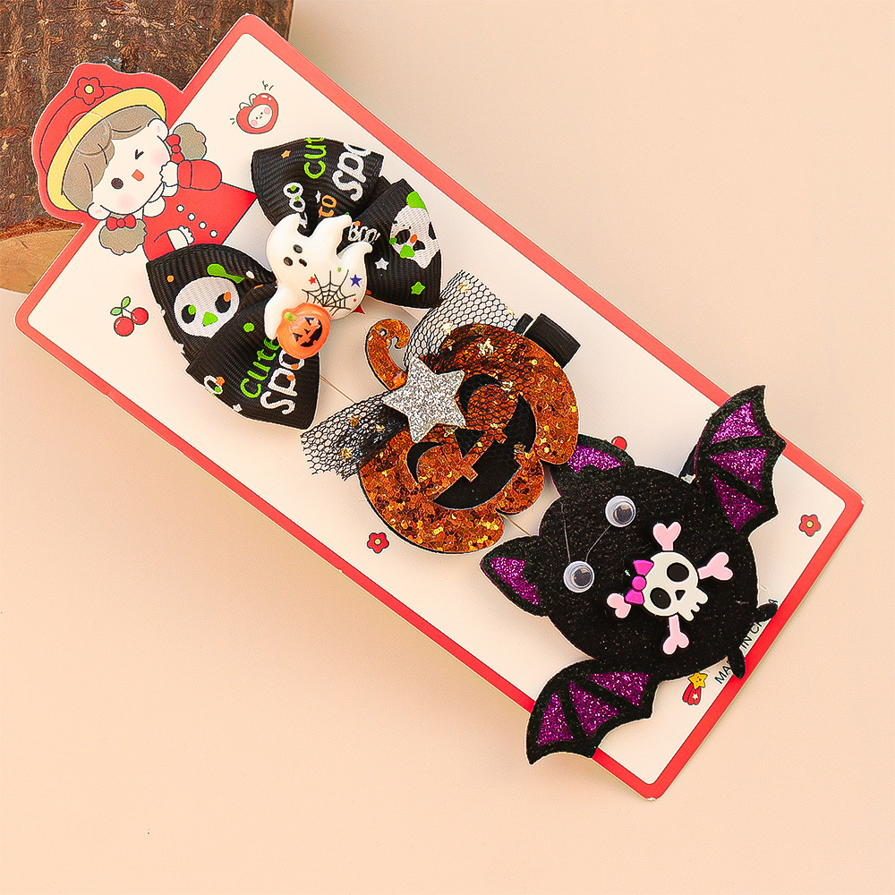 Halloween children's hair clips