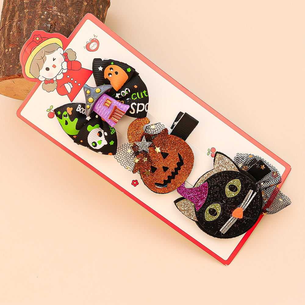 Halloween children's hair clips