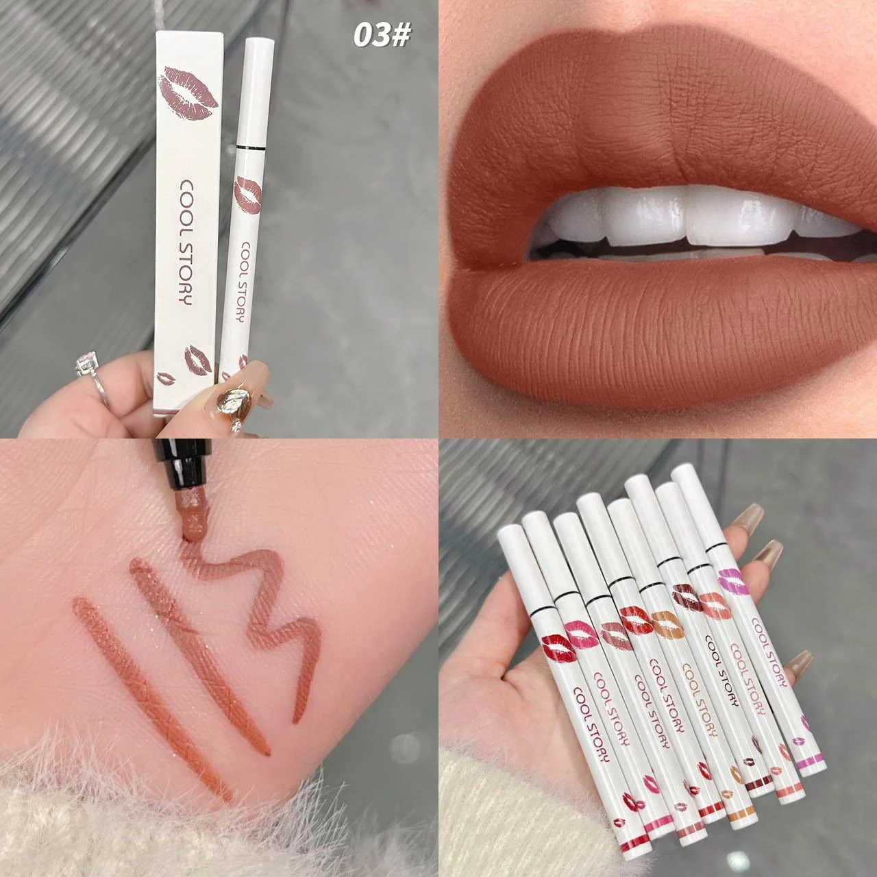 🎁TikTok Last Day Sale - 70% OFF🔥Longwear Liquid Lip Liner✨Buy 1 Get 1 (2 Pcs)🎉