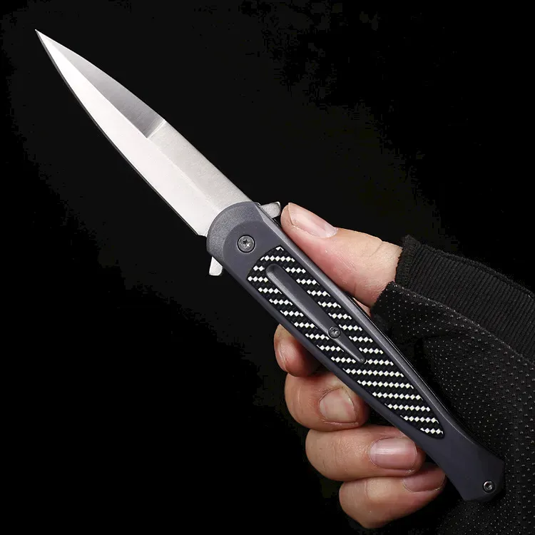 ⚡Clearance Sale 70% OFF丨KS Launch 8-Gray Aluminum/Carbon Fiber (3.5" Blk CPM-154) 7150GRYBLK
