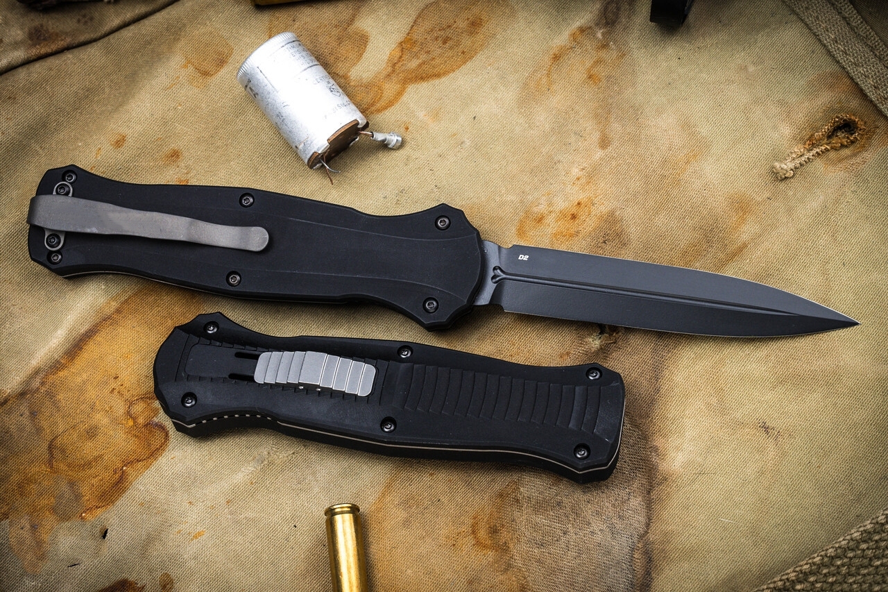 ✨New Year Special - Up to 85% OFF🎉-Infidel D/E Dagger OTF Automatic Knife (7.56