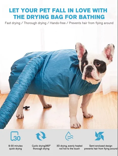 Last Day Sale - 70% OFF🔥Pet Drying Bag Efficient