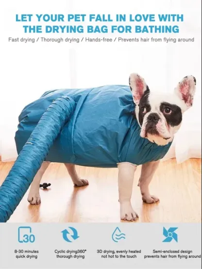 Last Day Sale - 70% OFF🔥Pet Drying Bag Efficient