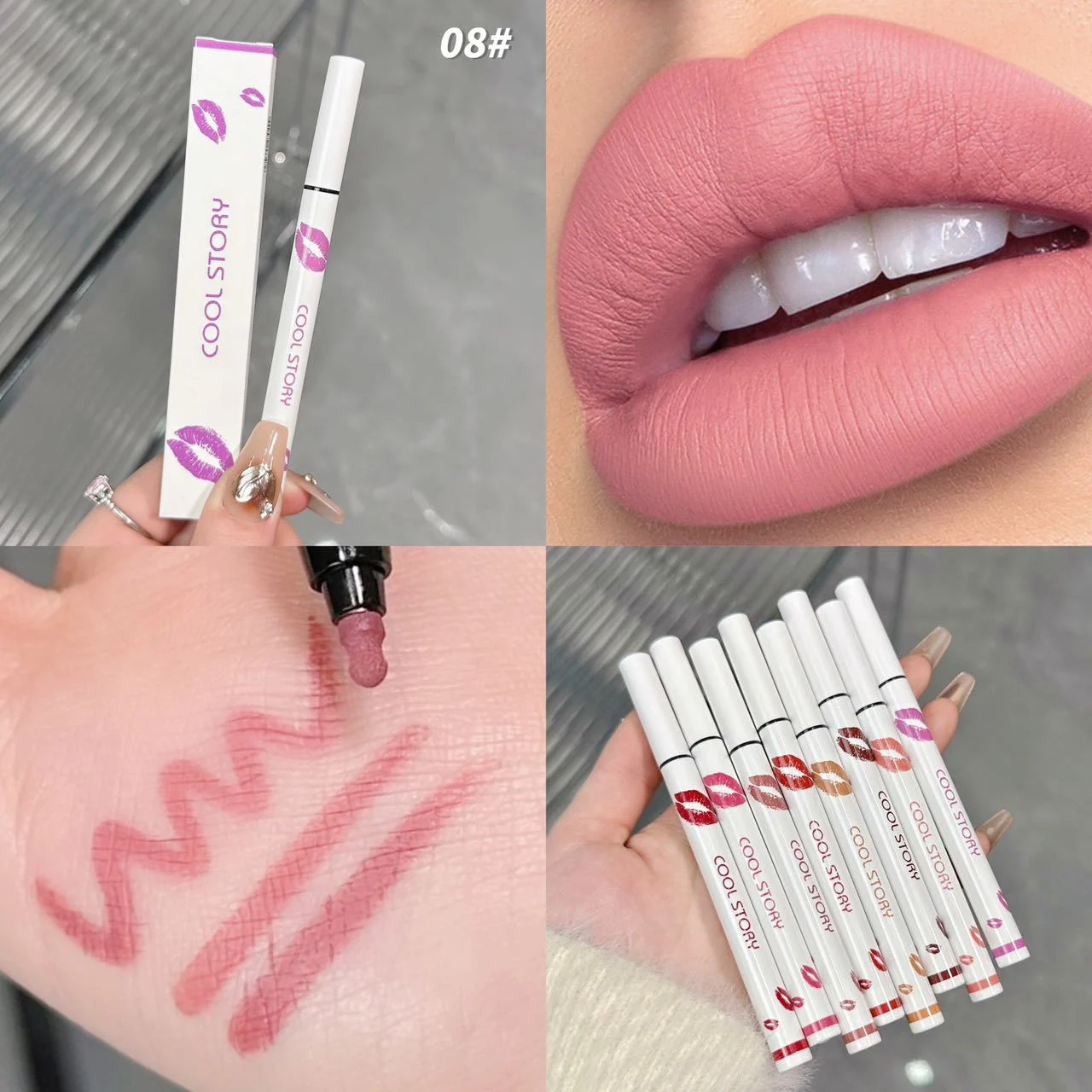 🎁TikTok Last Day Sale - 70% OFF🔥Longwear Liquid Lip Liner✨Buy 1 Get 1 (2 Pcs)🎉