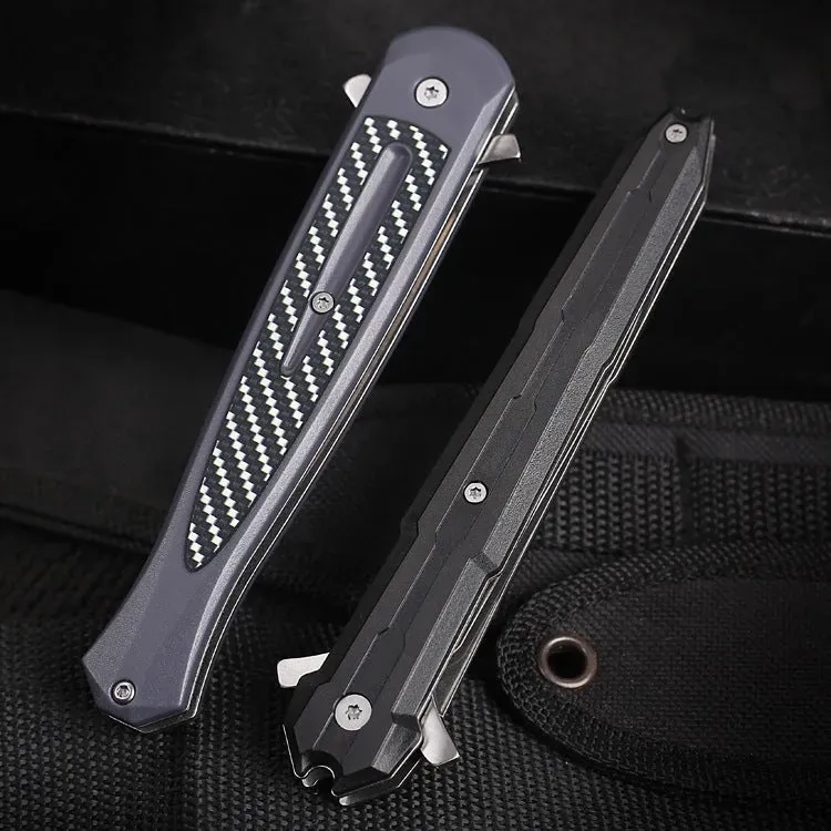 ⚡Clearance Sale 70% OFF丨KS Launch 8-Gray Aluminum/Carbon Fiber (3.5" Blk CPM-154) 7150GRYBLK