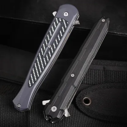 ⚡Clearance Sale 70% OFF丨KS Launch 8-Gray Aluminum/Carbon Fiber (3.5" Blk CPM-154) 7150GRYBLK