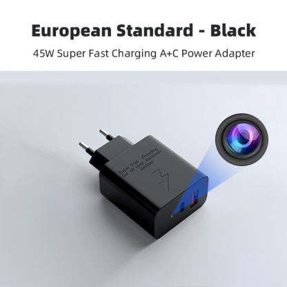 Charger Camera HD 1080P Nanny Cam Wall Outlet, Motion Detection