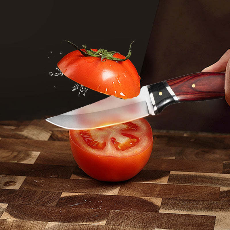 kitchen forged boning knives meat cleaver butcher household fruit knife cutter slicing small dining knives with Sheath BBQ