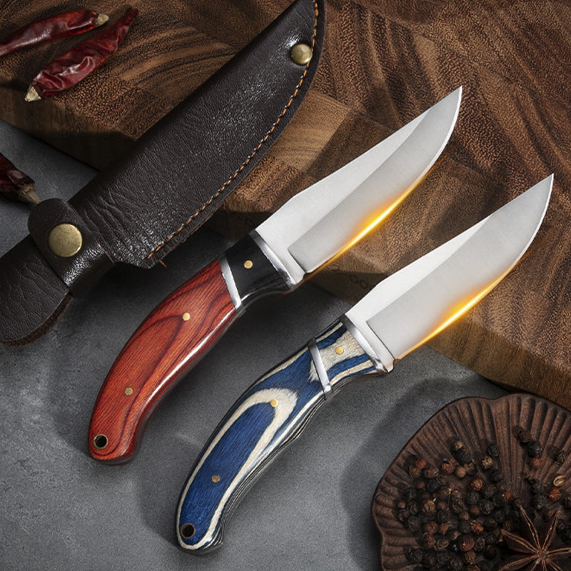 kitchen forged boning knives meat cleaver butcher household fruit knife cutter slicing small dining knives with Sheath BBQ