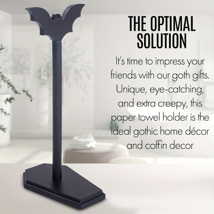 Bat Paper Towel Holder, Halloween Decor For Kitchen And Bathroom