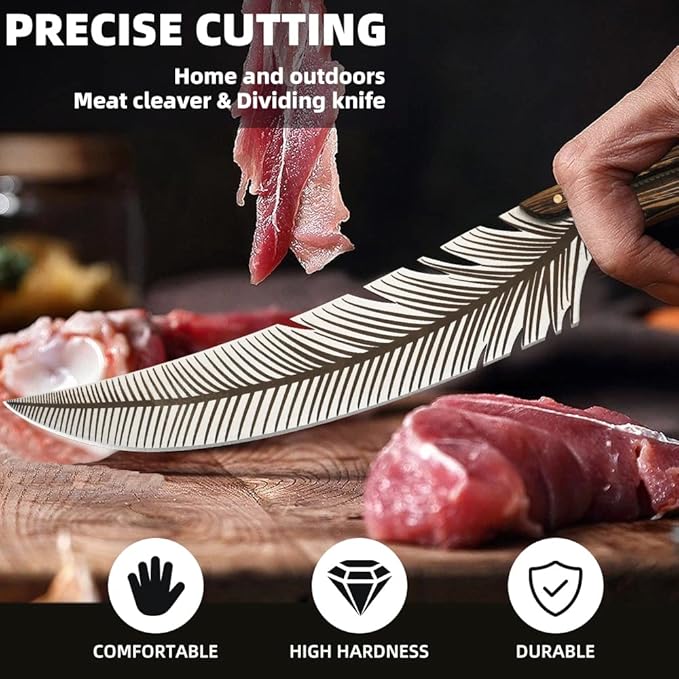 ❄🎄New Year's Special 2025⛄🔔Feather Boning Knife Forged Knife