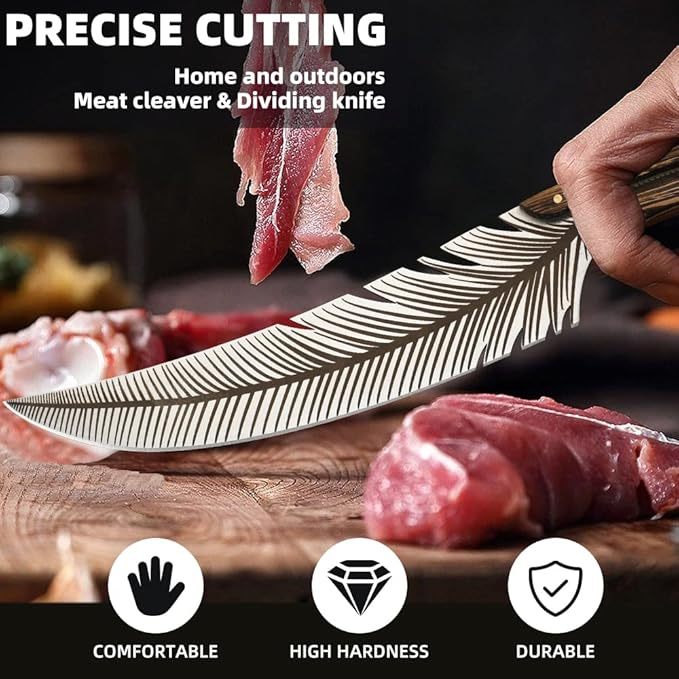❄🎄New Year's Special 2025⛄🔔Feather Boning Knife Forged Knife
